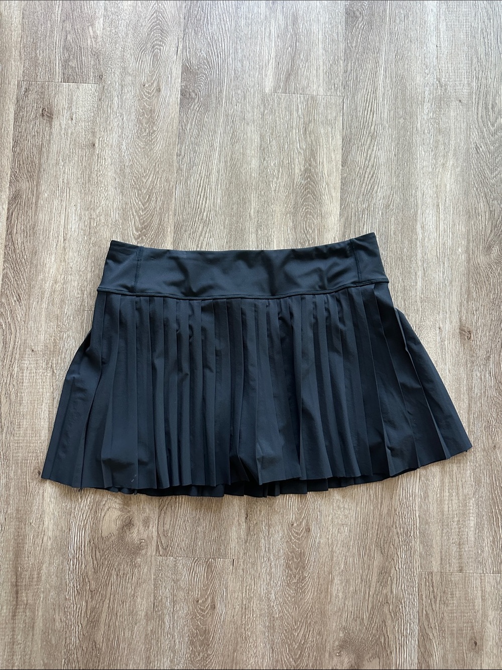 Athleta‎ Elevate Skort Black Medium Pleated Pickleball Tennis